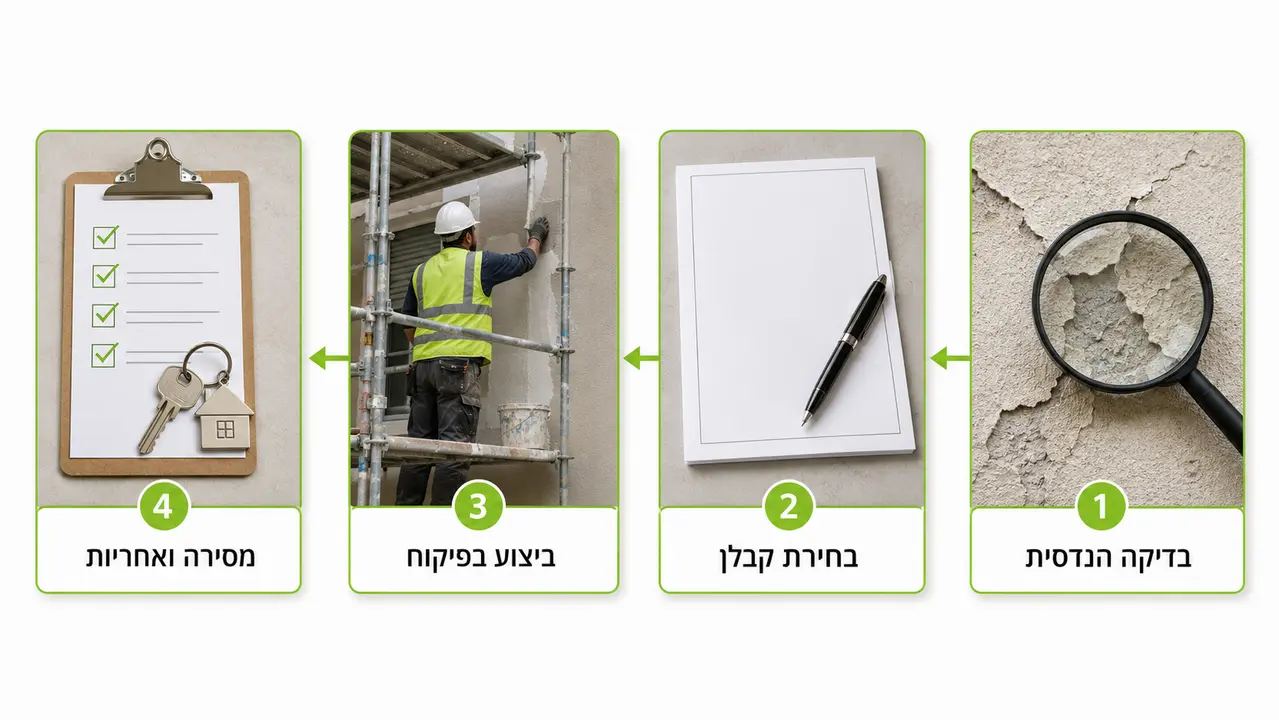 מדריך ועד בית לשיפוץ בניין