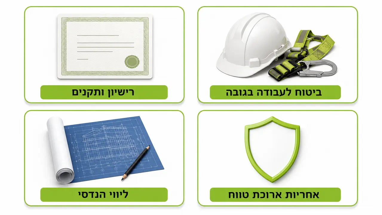 איך יודעים אם מעקות אלומיניום עומדים בדרישות התקן הישראלי וכיצד מבצעים עיגון בטוח?