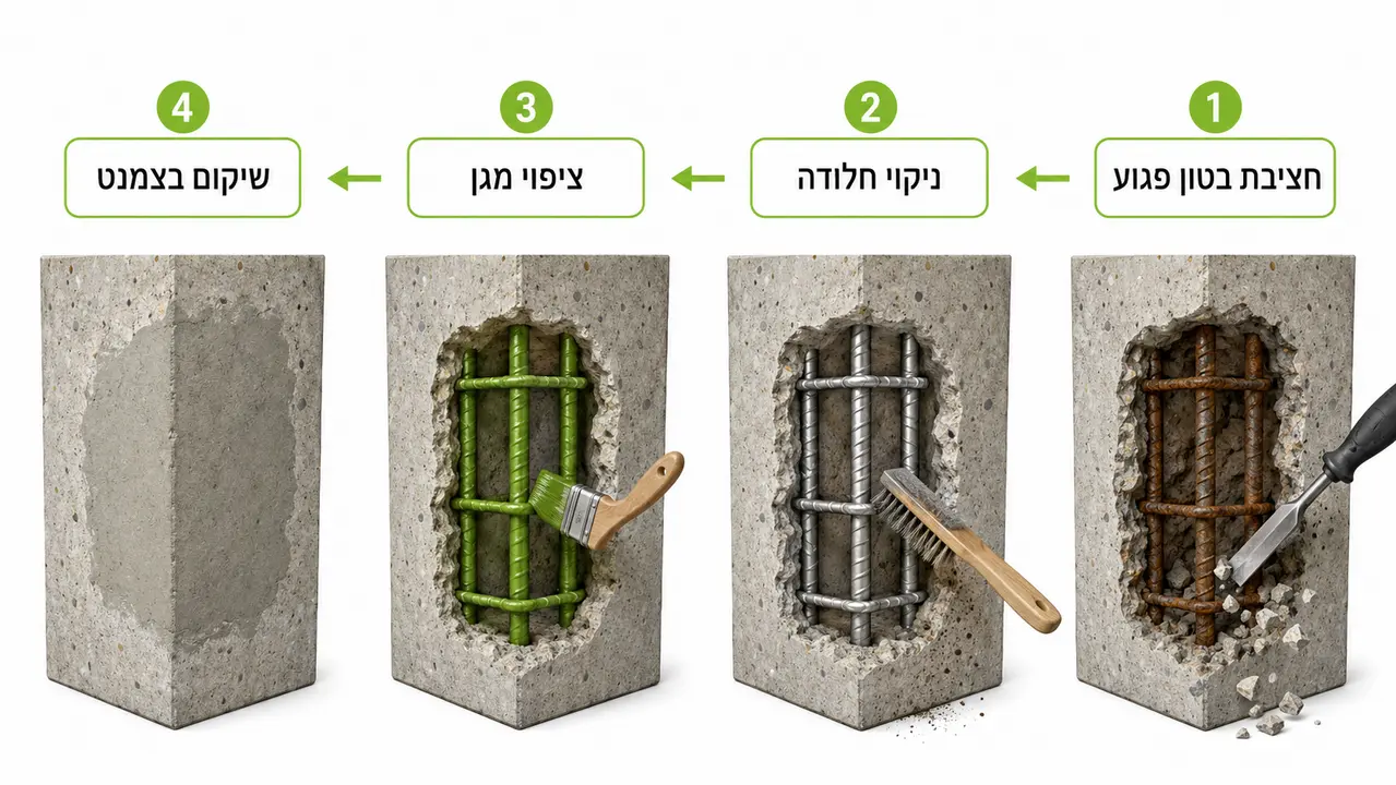 מהו שיקום בטונים בבניין משותף ומתי מדובר בחובה בטיחותית