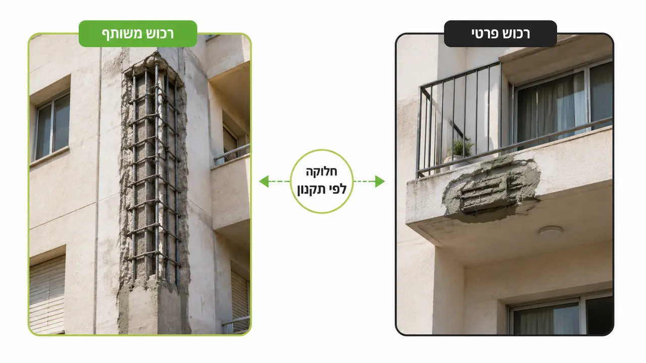 מי משלם בבניין משותף ואיך מחלקים את העלות בין הדירות?