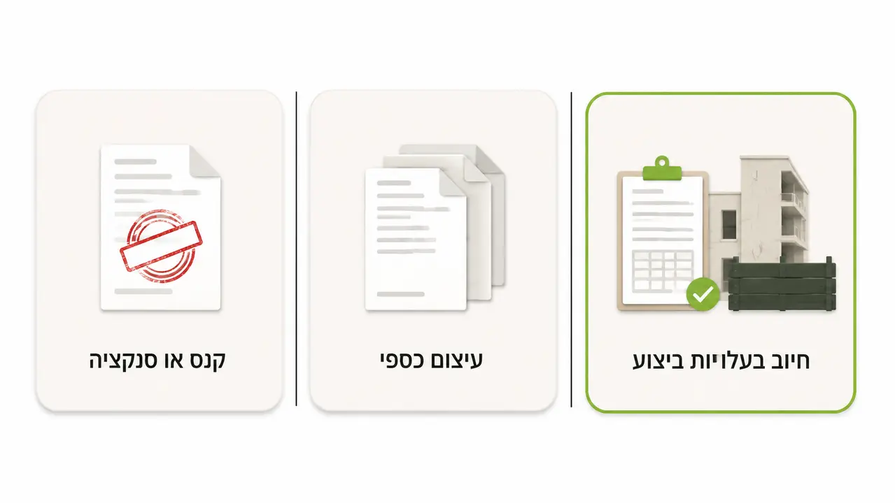 קנס, עיצום כספי וחיוב בעלויות אינם אותו דבר