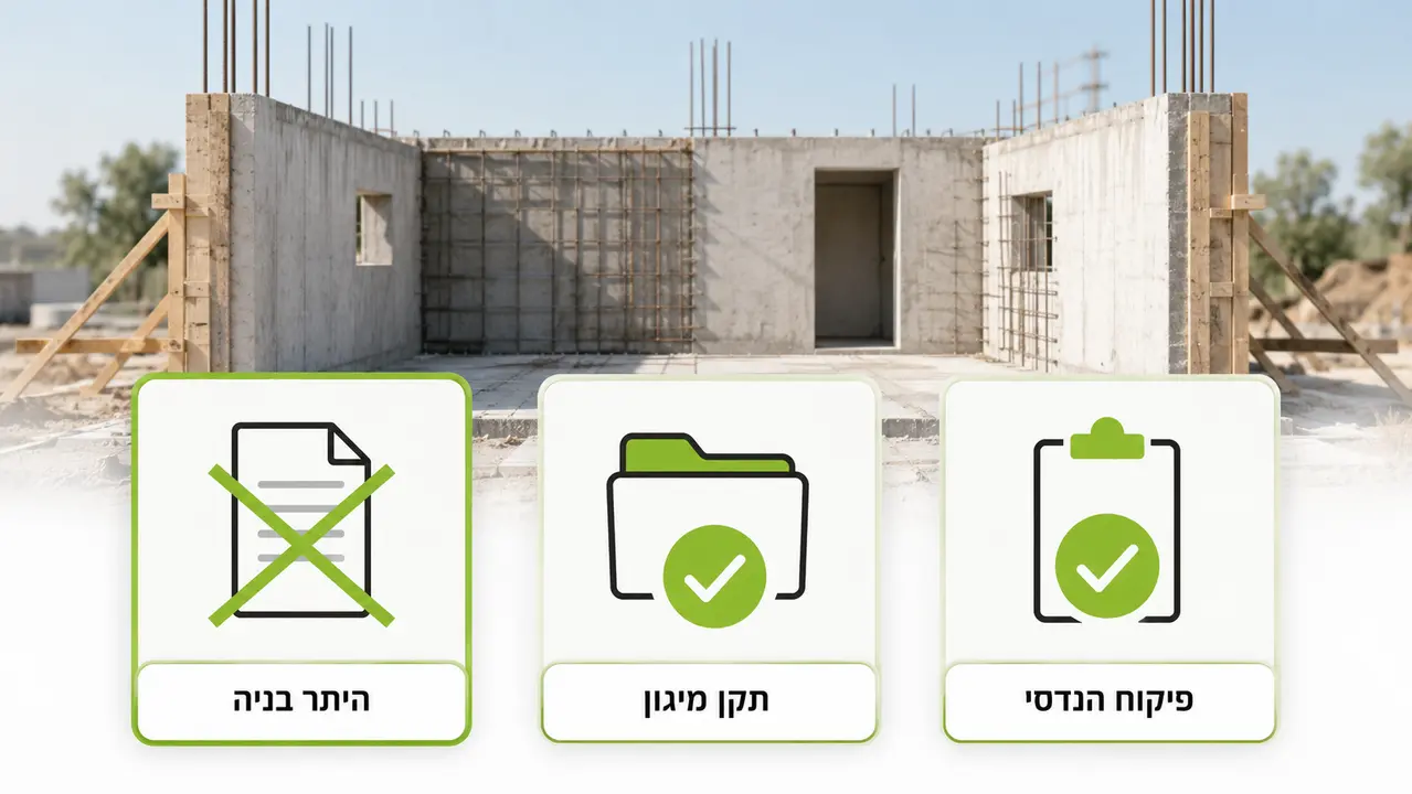היתר בניה ממד פטור - מה נדרש