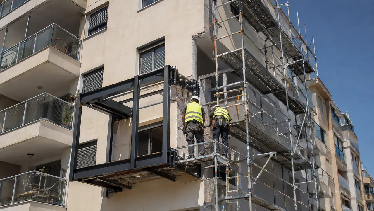 בניית מרפסת בבניין משותף: עלויות, שלבים והיתרים