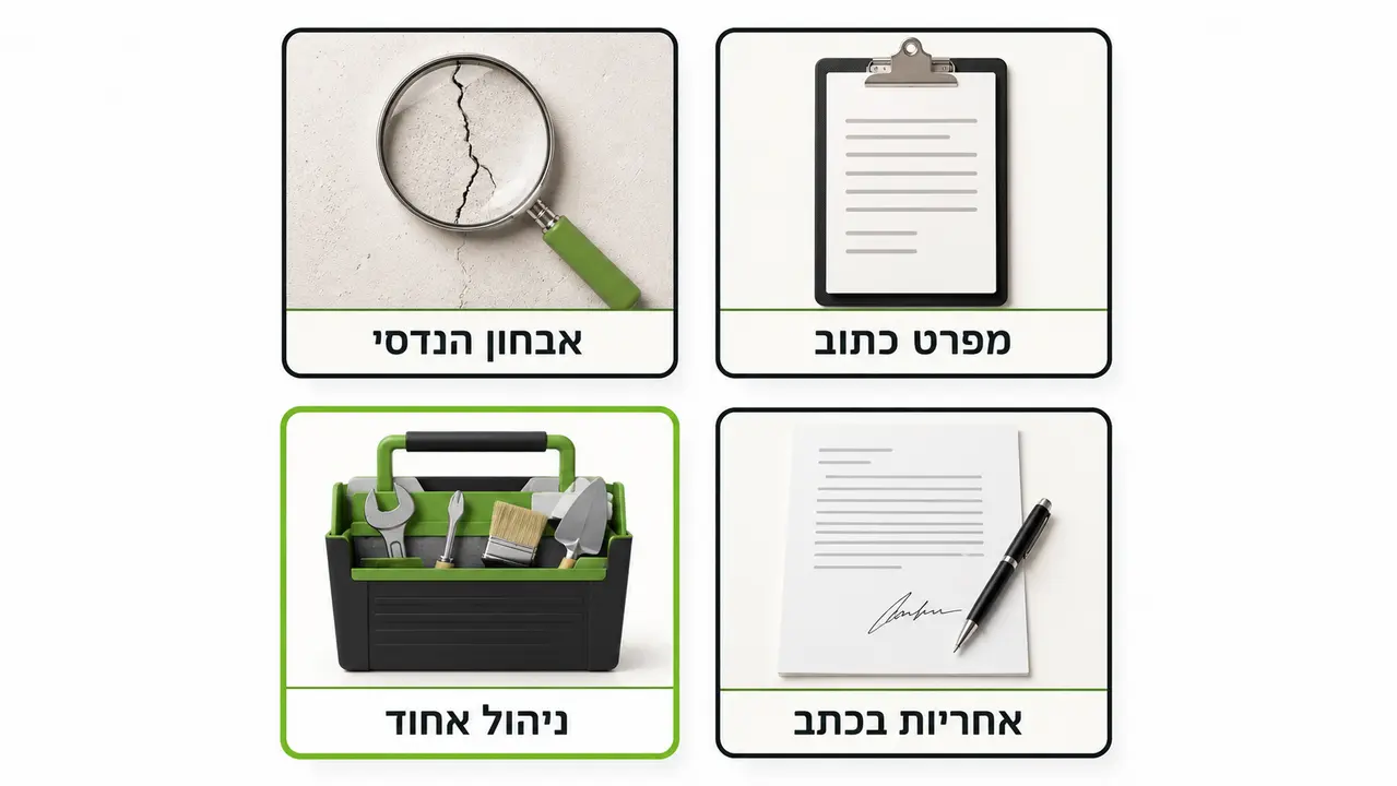 איך ועד בית או בעל נכס בוחר קבלן לשיקום