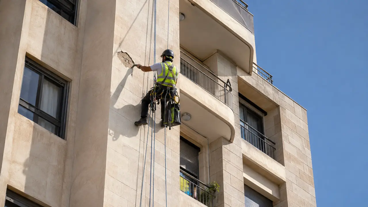 מחירון עבודות בסנפלינג: כל השירותים והמחירים לשיפוץ בגובה