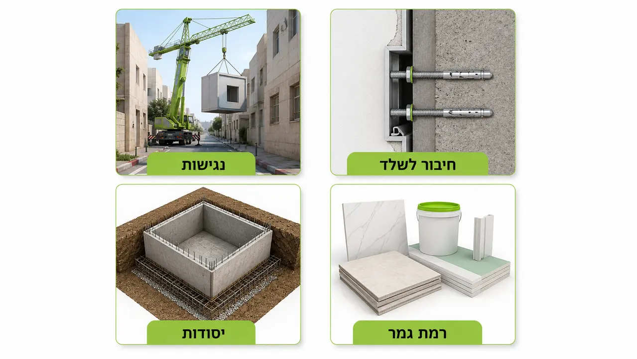 מה באמת משפיע על עלות בניית ממ"ד
