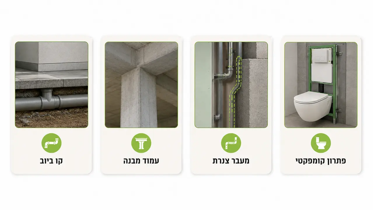 ממד 12 מטר עם מקלחת בדירה קיימת, מתי זה מסתדר