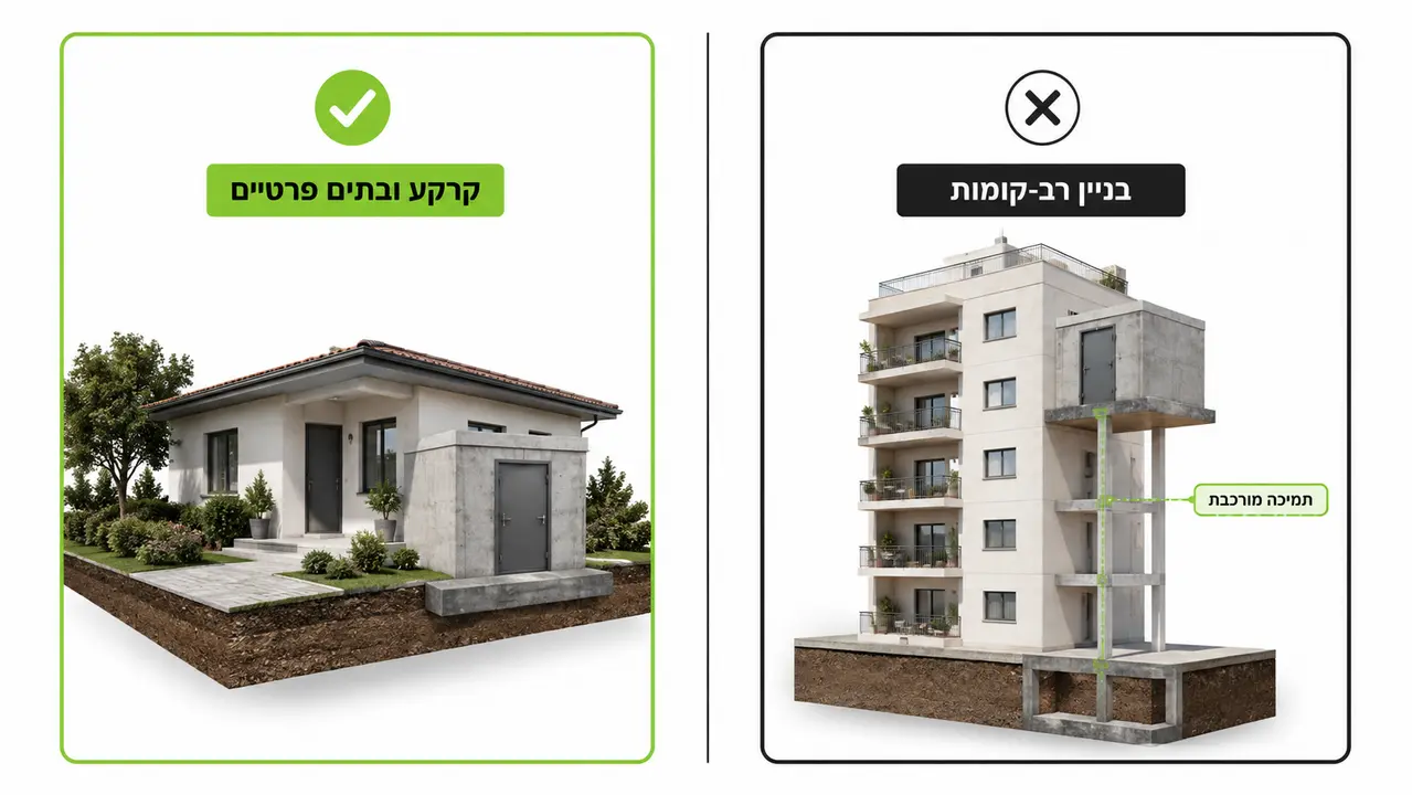 מסלול מקוצר להרחבת ממ"ד, למי זה מתאים