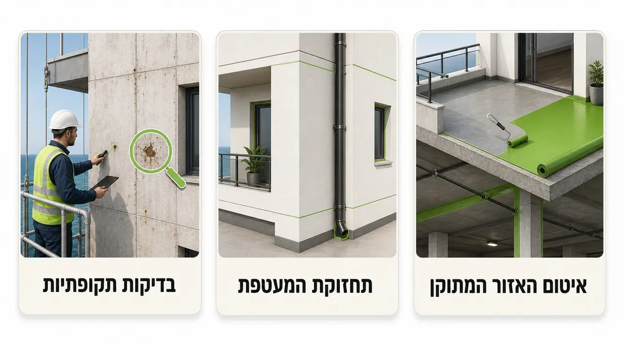 כיצד מונעים הישנות של קורוזיה בבטון לאחר התיקון?